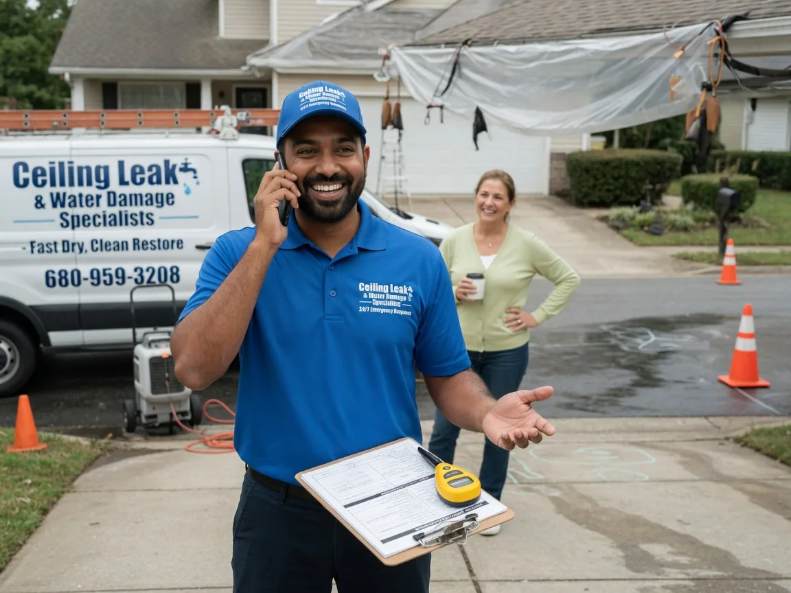 Ceiling Leak Cleanup Pequannock, NJ FAQs